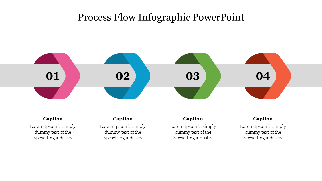 Process Flow Infographic PowerPoint
